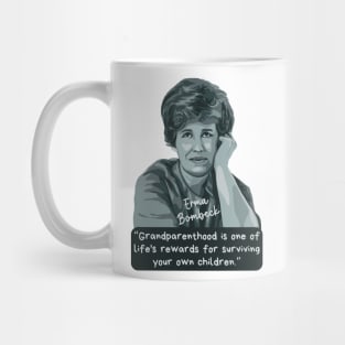 Erma Bombeck Portrait and Quote Mug